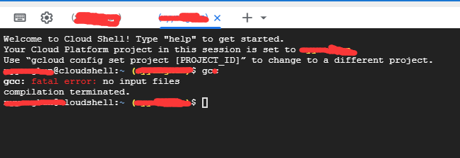 gcloud shell